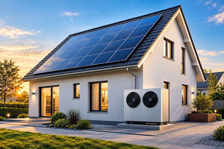 Fotovoltaico e pompa di calore: come preparare la casa all'inverno